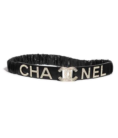 chanel gold tone and glass belt|chanel belt original.